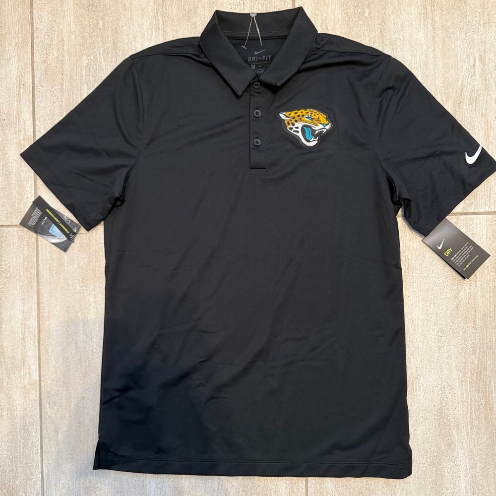 NEW NIKE X NFL JACKSONVILLE JAGUARS DRI-FIT POLO SZ MEDIUM MENS! - 0226